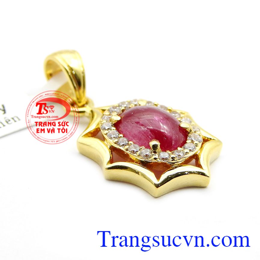 Mặt dây ruby mặt trời size to, mặt dây chuyền ruby Mặt dây ruby mặt trời size to, mặt dây chuyền ruby