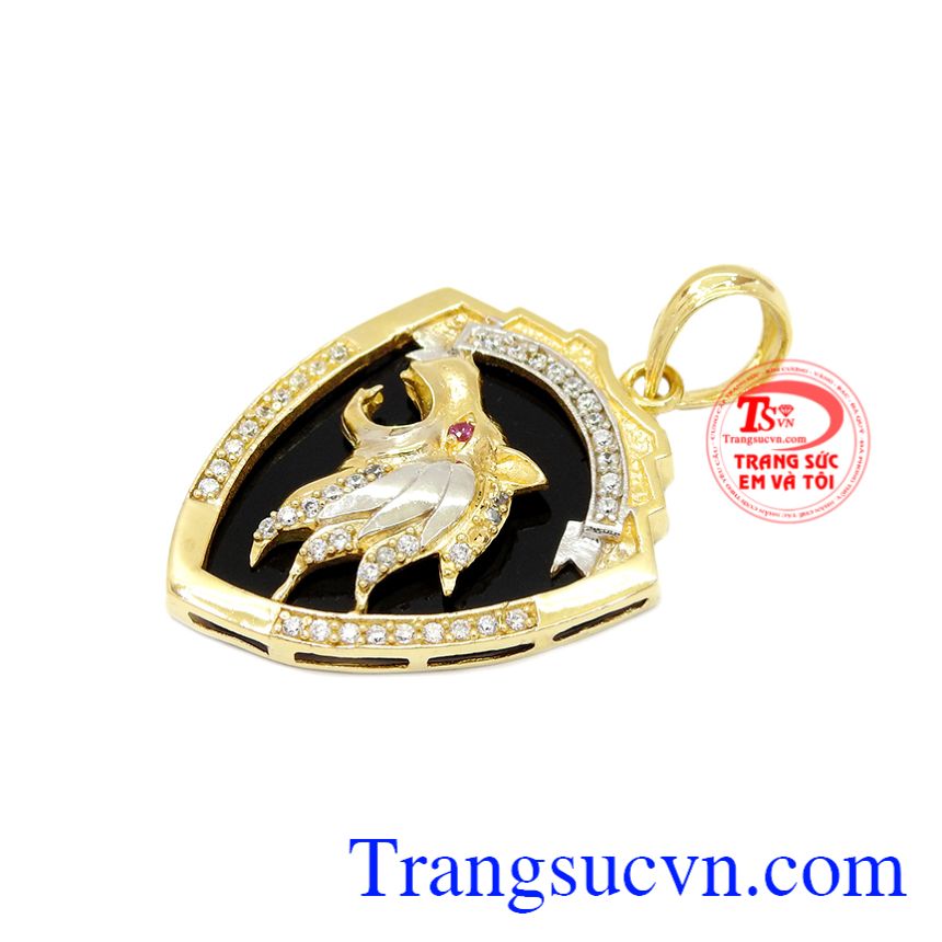 Mặt dây sư tử vàng mạnh mẽ, mặt dây chuyền nam Mặt dây sư tử vàng mạnh mẽ, mặt dây chuyền nam