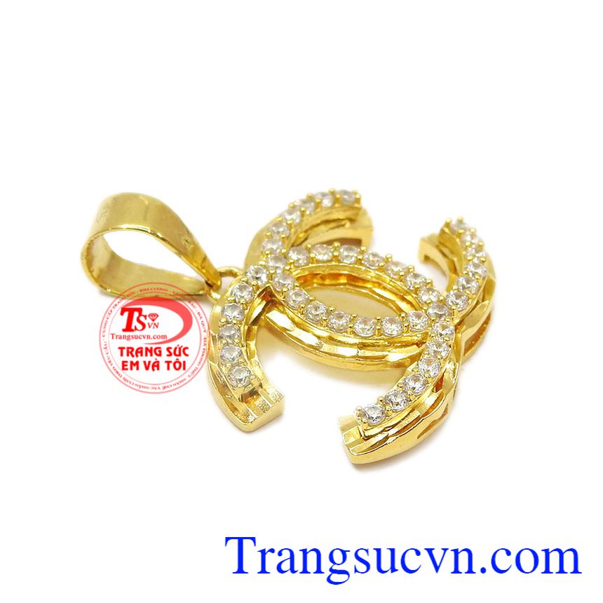 Mặt dây vàng tây kiểu mới TSVN, mặt dây chuyền vàng