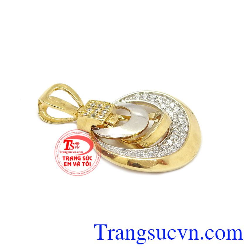 Mặt nữ đẳng cấp vàng, mặt dây chuyền vàng