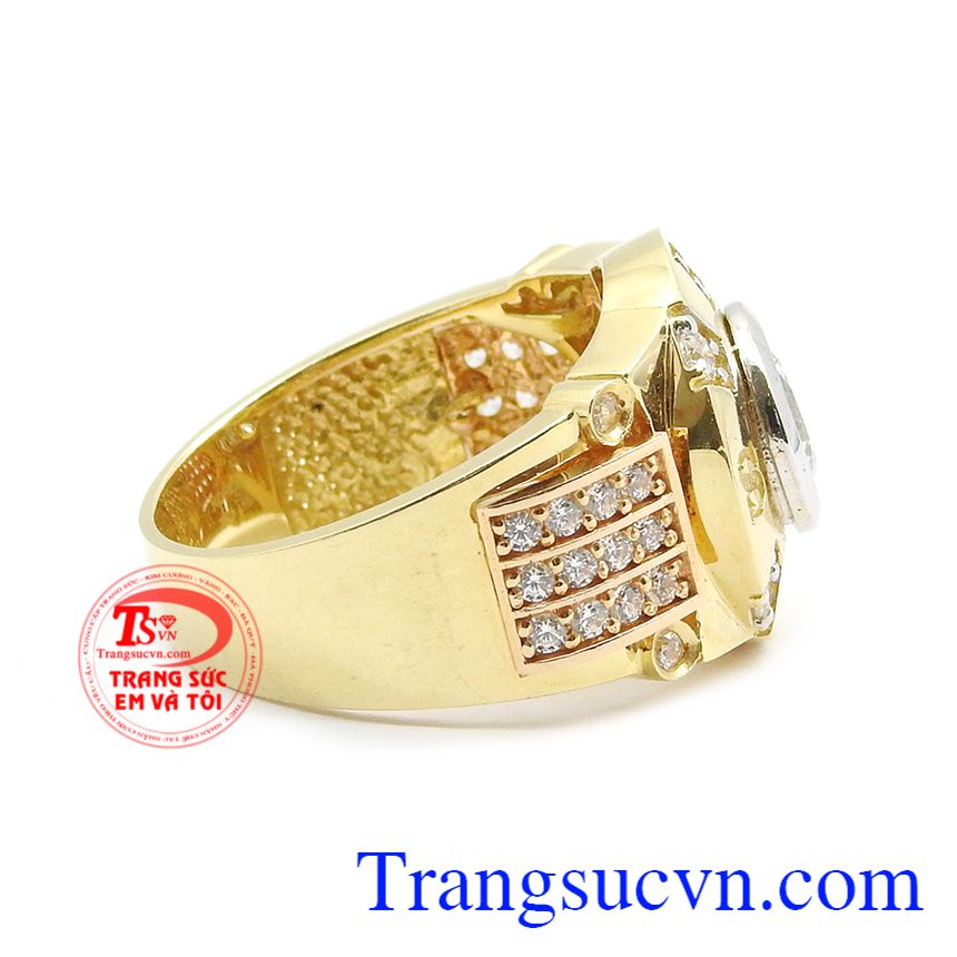 Nhẫn nam cao cấp vàng 18k, nhẫn nam đẹp Nhẫn nam cao cấp vàng 18k, nhẫn nam đẹp