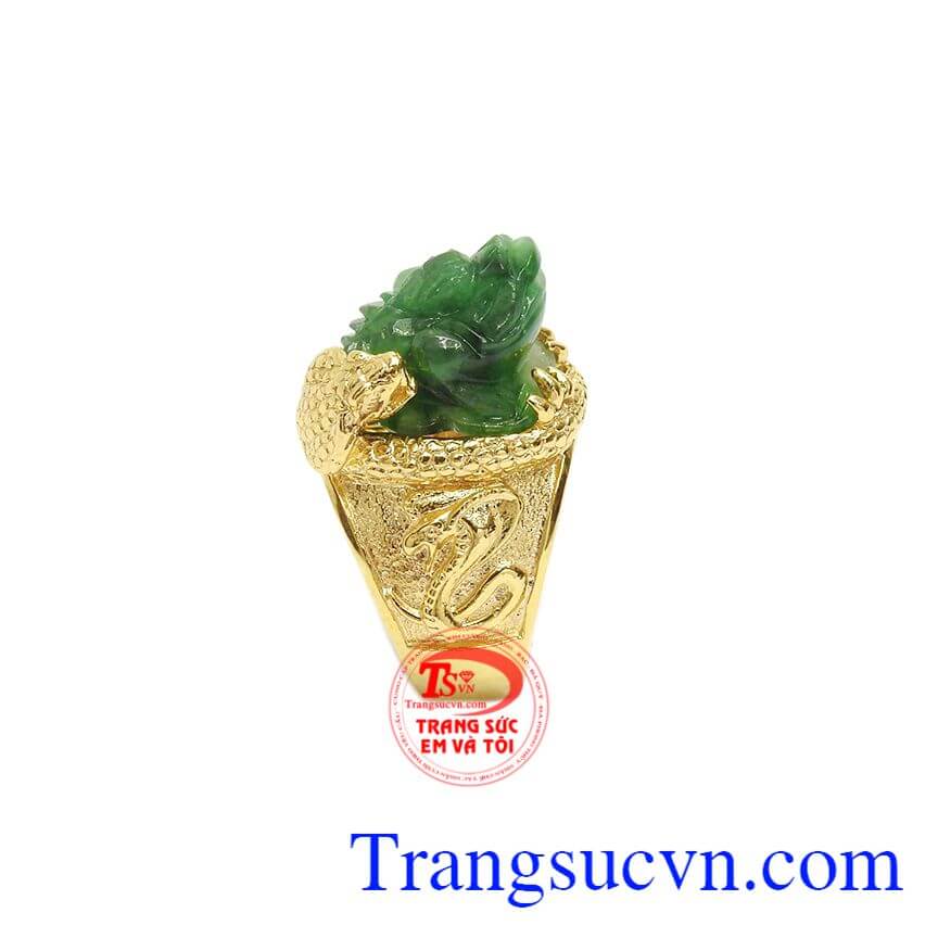 Nhẫn nam thiềm thừ may mắn, nhẫn nam đẹp Nhẫn nam thiềm thừ may mắn, nhẫn nam đẹp