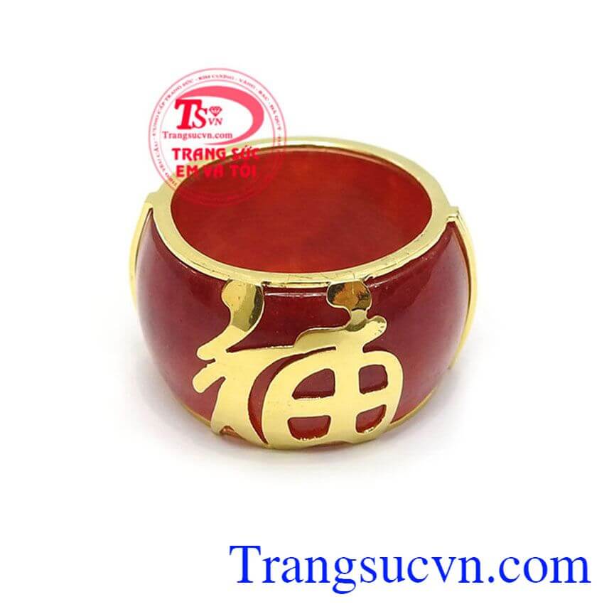 Nhẫn Ngọc Cẩm Thạch Phúc Lộc, nhẫn nam đẹp Nhẫn Ngọc Cẩm Thạch Phúc Lộc, nhẫn nam đẹp