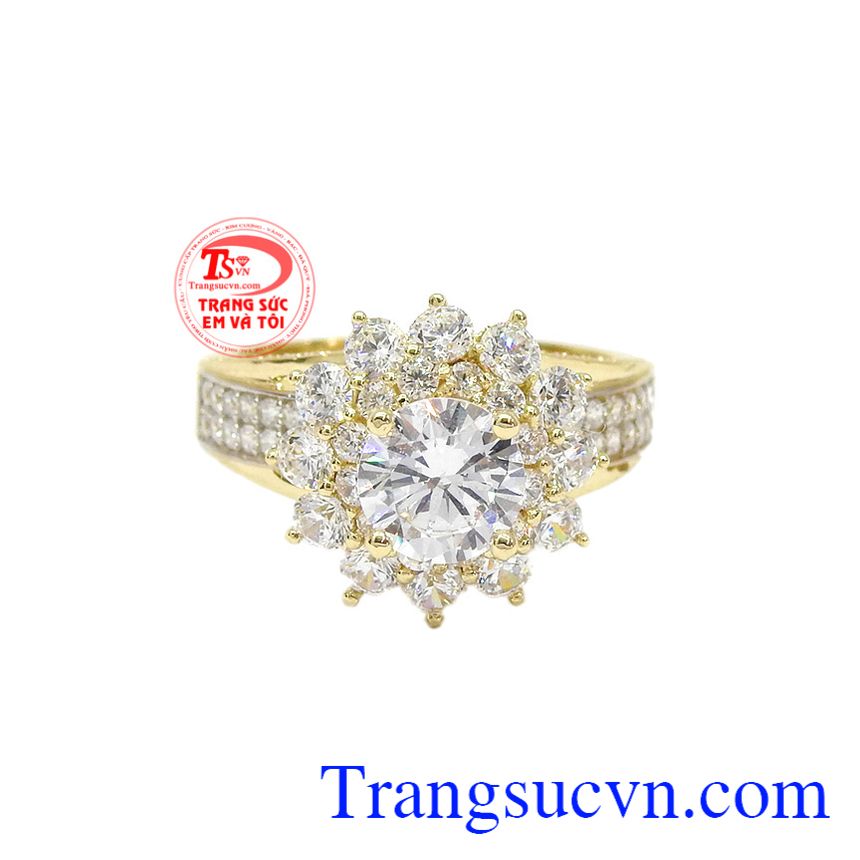 Nhẫn nữ Korea quý phái, nhẫn nữ vàng