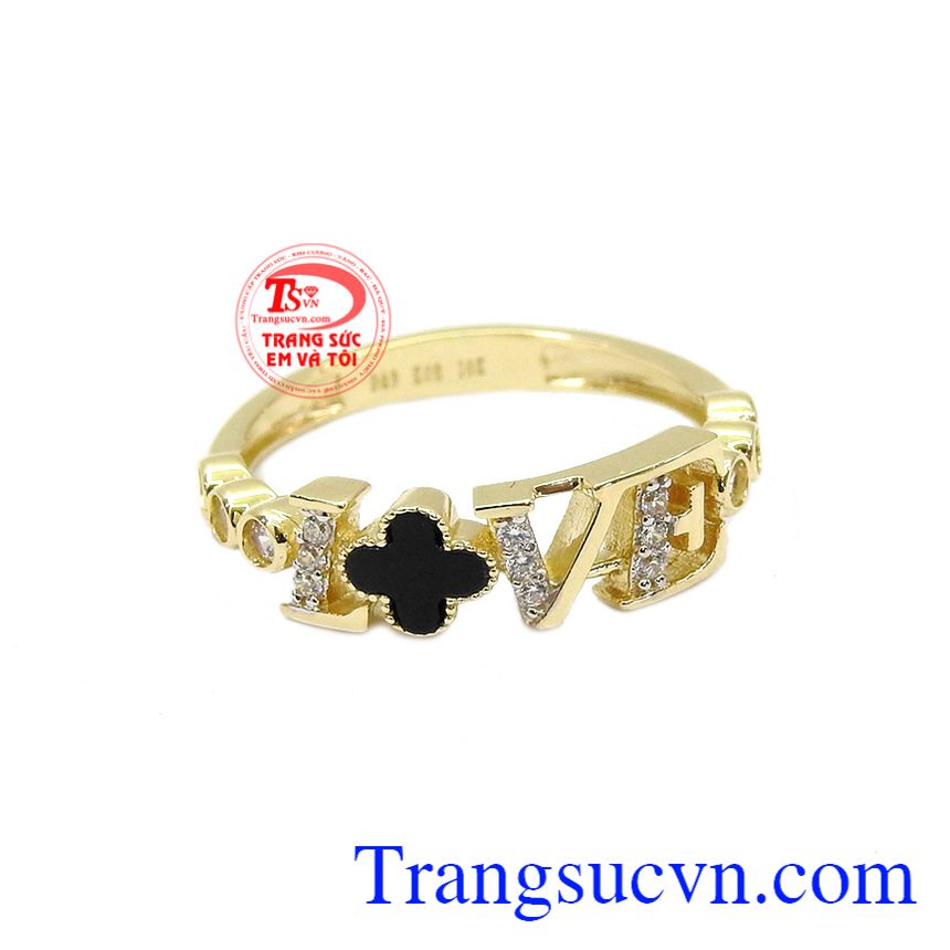 Nhẫn nữ Love nhập khẩu, nhẫn nữ vàng