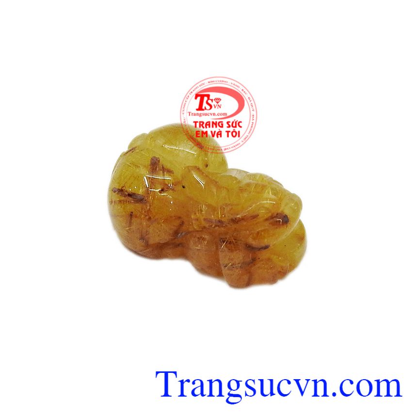 Tỳ hưu thạch anh tóc thiên nhiên đẹp, thạch anh tóc Tỳ hưu thạch anh tóc thiên nhiên đẹp, thạch anh tóc