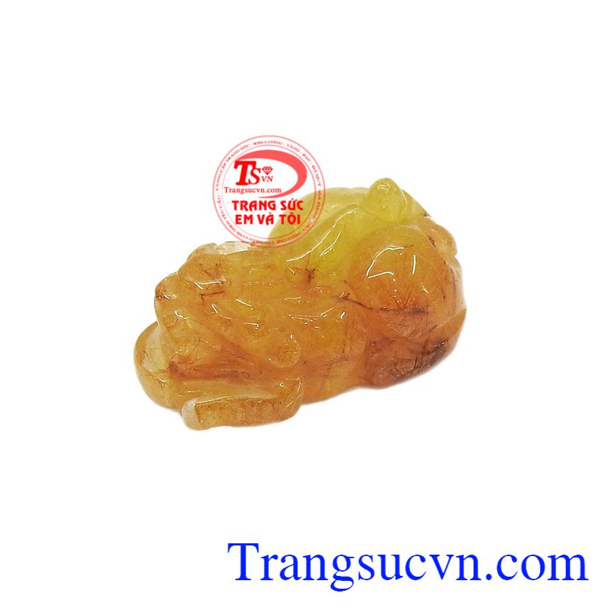 Tỳ hưu thạch anh tóc vàng may mắn, thạch anh tóc Tỳ hưu thạch anh tóc vàng may mắn, thạch anh tóc