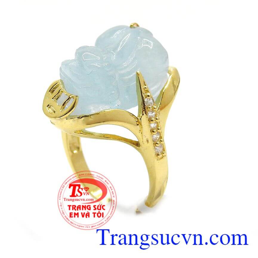 Nhẫn Tỳ Hưu ngậm tiền mệnh Thủy, Nhẫn nữ Tỳ Hưu phong thủy, Nhẫn nữ đẹp