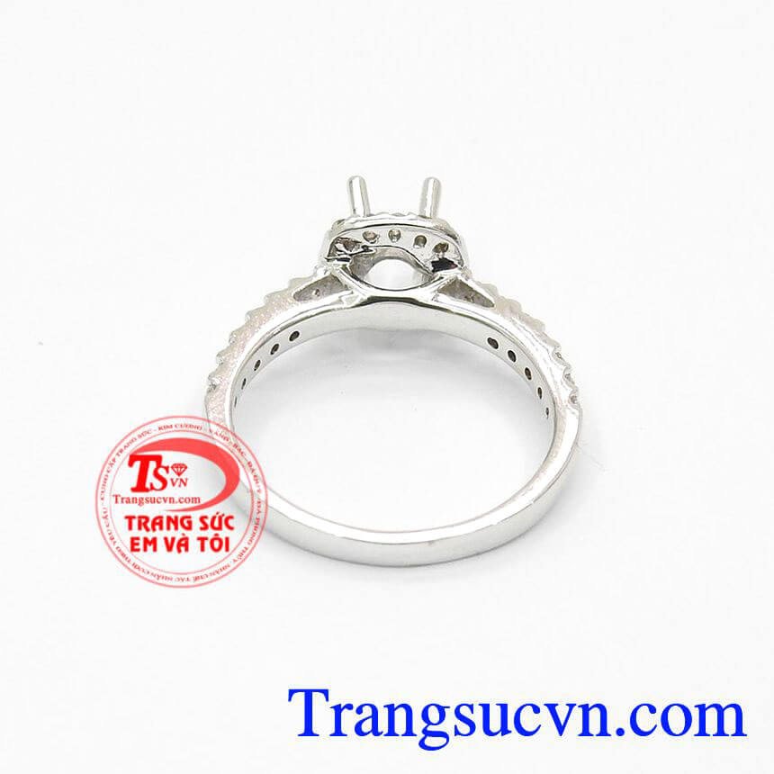 Vỏ Nhẫn Nữ Kim Cương Vàng trắng, Vỏ nhẫn vàng chất lượng cao