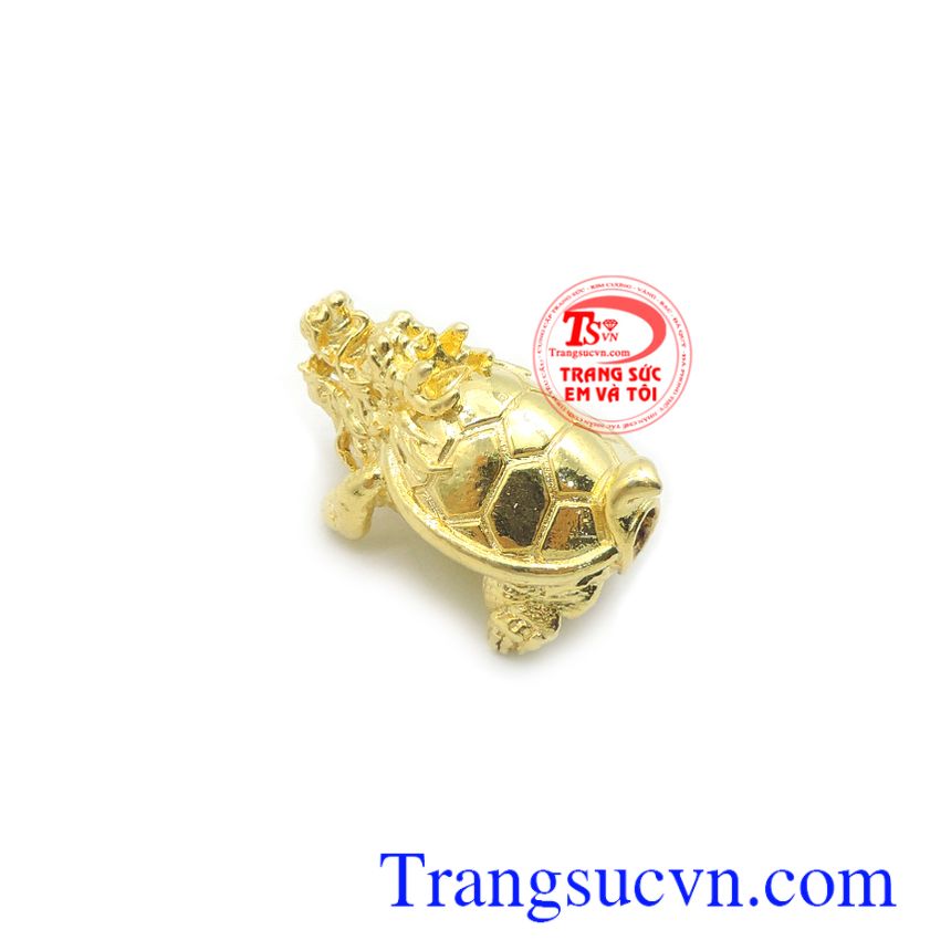 Mặt dây Long Quy 10k chiêu tài, mặt dây chuyền vàng, mặt dây nữ