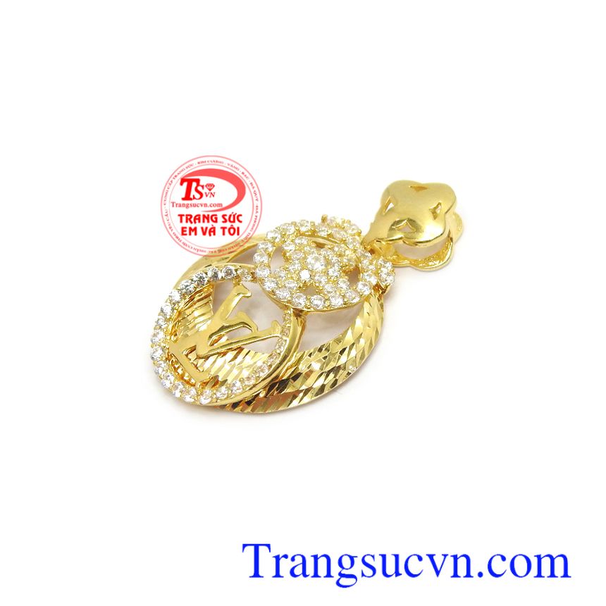 Mặt dây nữ hoàng đẳng cấp, mặt dây nữ vàng, mặt dây chuyền vàng