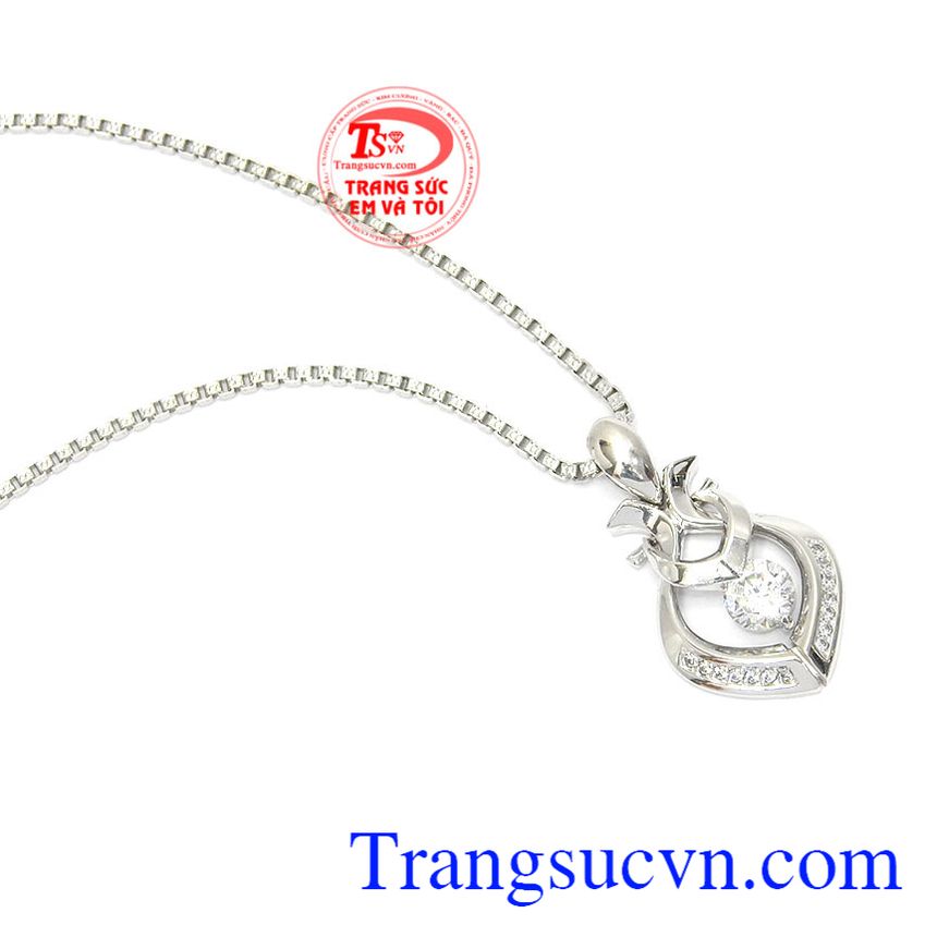 Bộ dây chuyền nữ vàng trắng đẹp, trang sức bộ, bộ dây chuyền nữ