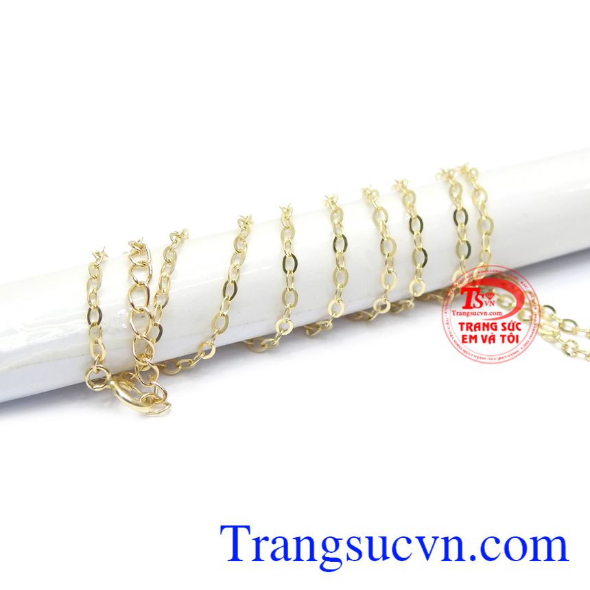 Dây chuyền nữ duyên dáng vàng 10k, Dây chuyền vàng, dây chuyền nữ Dây chuyền nữ duyên dáng vàng 10k, Dây chuyền vàng, dây chuyền nữ