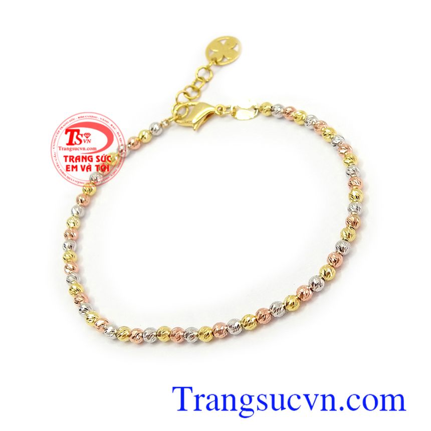 Lắc tay vàng 10k phong cách, lắc tay vàng, lắc tay nữ đẹp