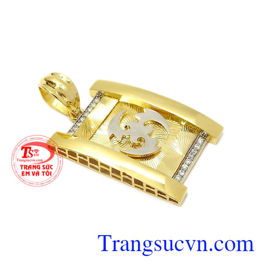 Mặt dây nam tài lộc, Mặt dây chuyền nam, Mặt dây vàng sang trọng Mặt dây nam tài lộc, Mặt dây chuyền nam, Mặt dây vàng sang trọng