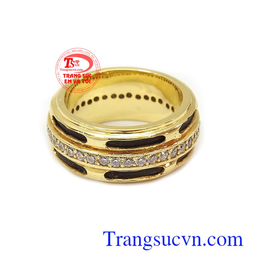 Nhẫn nam lông đuôi voi nam, nhẫn nam vàng tây, nhẫn nam đẹp