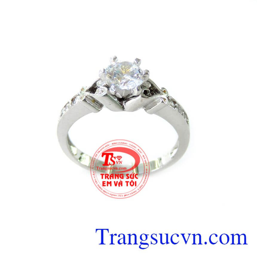 Nhẫn Nữ 10k Trắng, Nhẫn Nữ Vàng Trắng, nhẫn nữ vàng sang trọng Nhẫn Nữ 10k Trắng, Nhẫn Nữ Vàng Trắng, nhẫn nữ vàng sang trọng