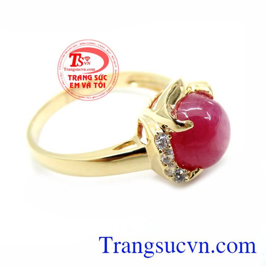 Nhẫn Nữ Ruby Xinh Xắn, Nhẫn nữ đá quý, nhẫn nữ đính đá thời trang