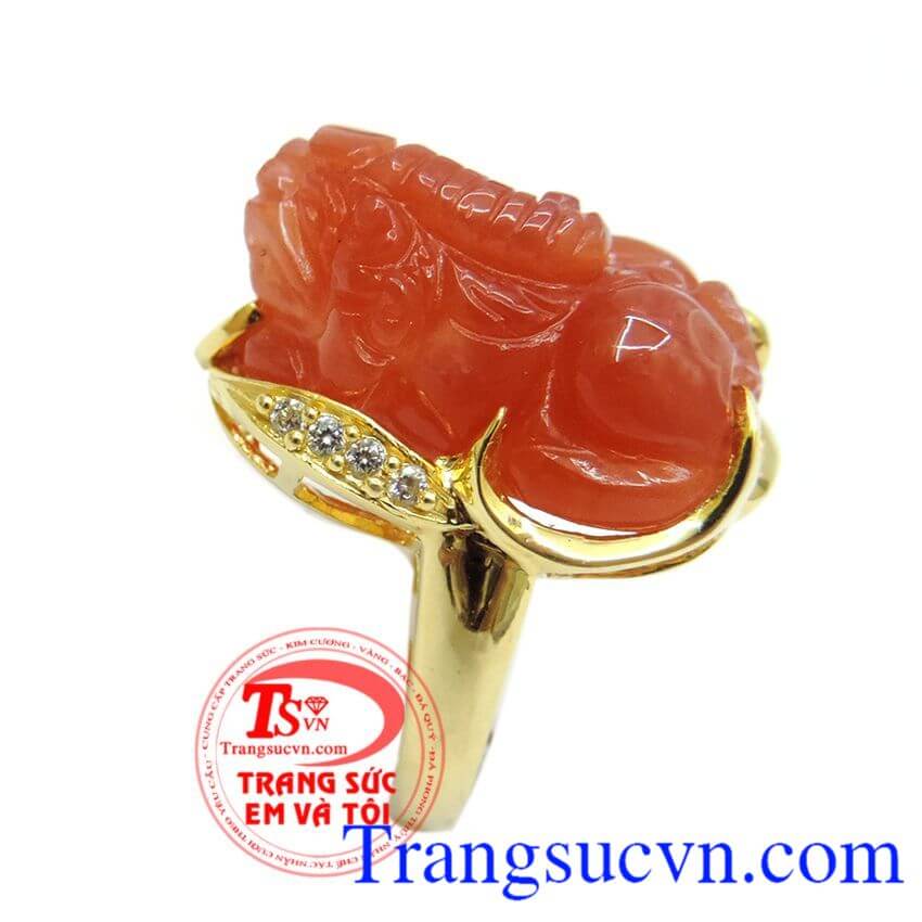 Nhẫn nữ tỳ hưu cõng tiền, Nhẫn Nữ Tỳ Hưu, nhẫn nữ đính đá sang trọng Nhẫn nữ tỳ hưu cõng tiền, Nhẫn Nữ Tỳ Hưu, nhẫn nữ đính đá sang trọng