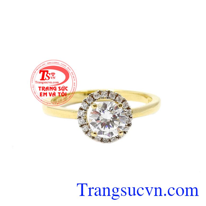 Nhẫn nữ vàng màu tinh tế, nhẫn nữ vàng 18k Nhẫn nữ vàng màu tinh tế, nhẫn nữ vàng 18k