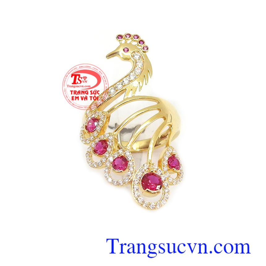 Nhẫn nữ vàng thời trang 10k, nhẫn nữ đẹp, nhẫn nữ vàng tây