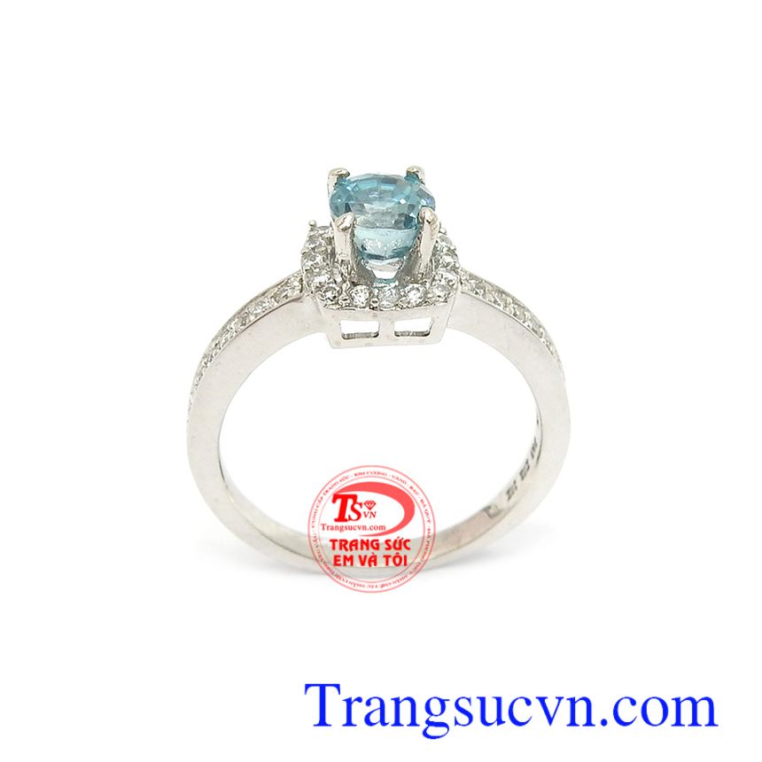 Nhẫn nữ Zircon thịnh vượng 10k, nhẫn nữ vàng trắng, nhẫn nữ đẹp Nhẫn nữ Zircon thịnh vượng 10k, nhẫn nữ vàng trắng, nhẫn nữ đẹp