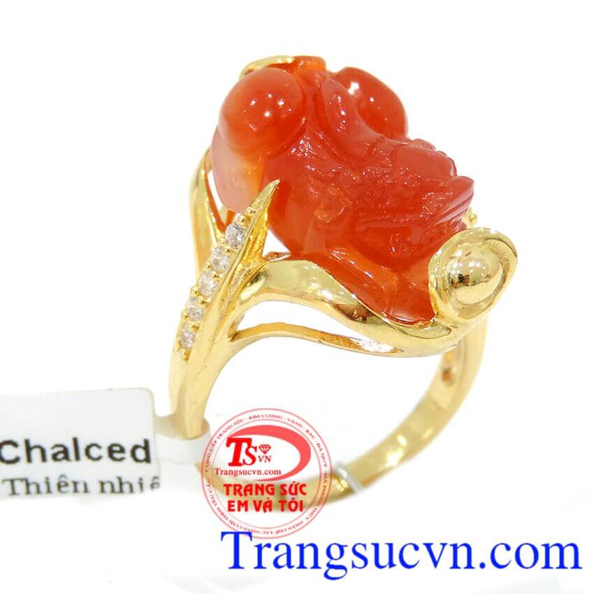 Nhẫn tỳ hưu đỏ vận may, Nhẫn nữ Tỳ hưu, nhẫn nữ vàng sang trọng