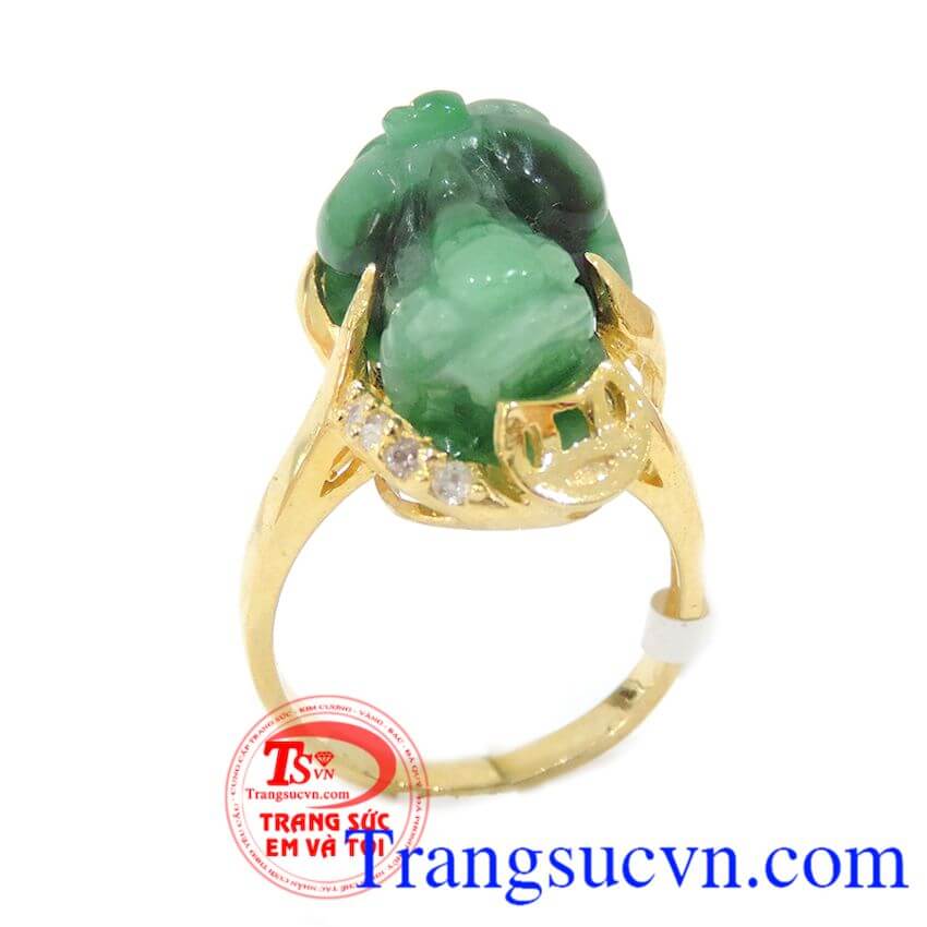 Nhẫn tỳ hưu hoàng gia, Nhẫn nữ tỳ hưu, nhẫn nữ đính đá thiên nhiên Nhẫn tỳ hưu hoàng gia, Nhẫn nữ tỳ hưu, nhẫn nữ đính đá thiên nhiên