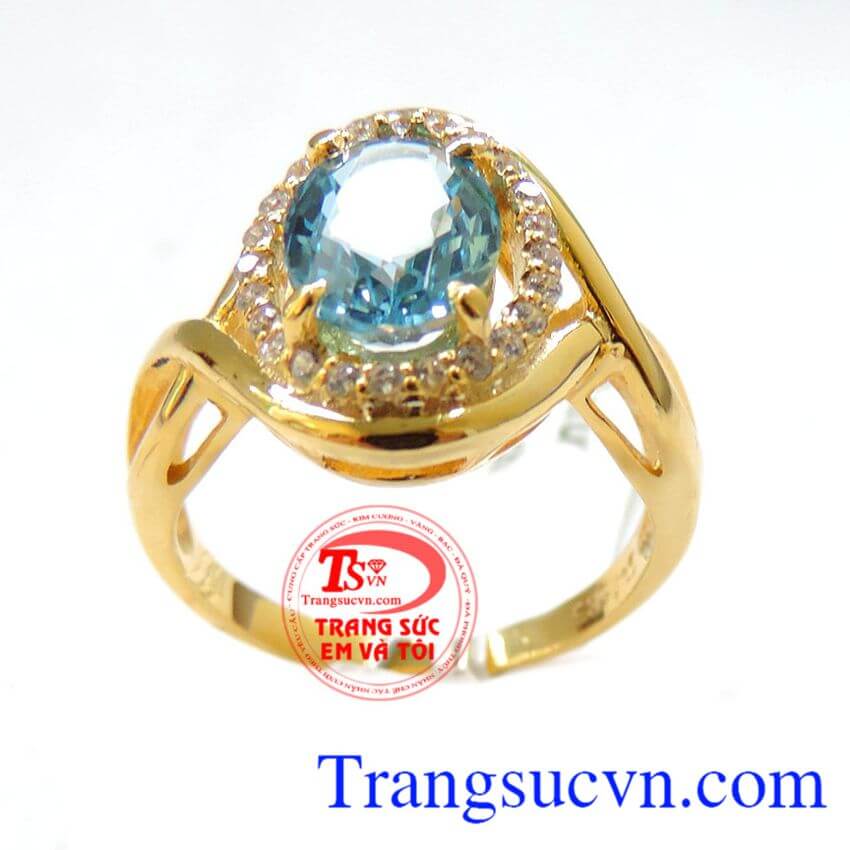 Nhẫn Vàng Topaz đẹp, Nhẫn Nữ Topaz, nhẫn nữ vàng sang trọng Nhẫn Vàng Topaz đẹp, Nhẫn Nữ Topaz, nhẫn nữ vàng sang trọng