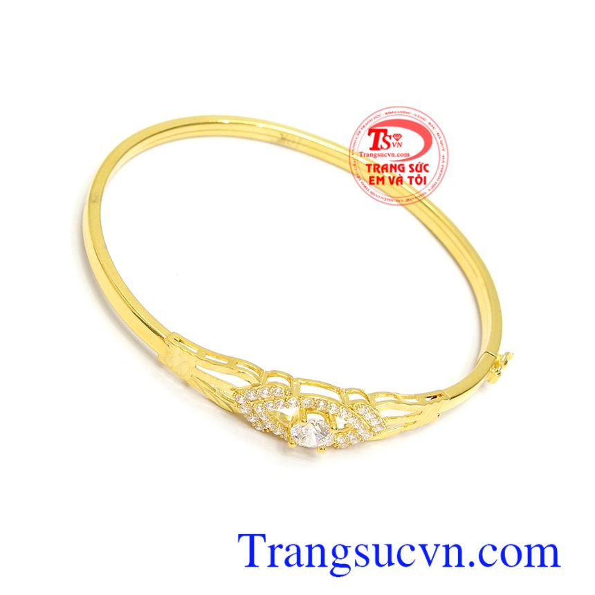 Vòng tay vàng 10k phong cách, Vòng tay nữ vàng, vòng tay vàng