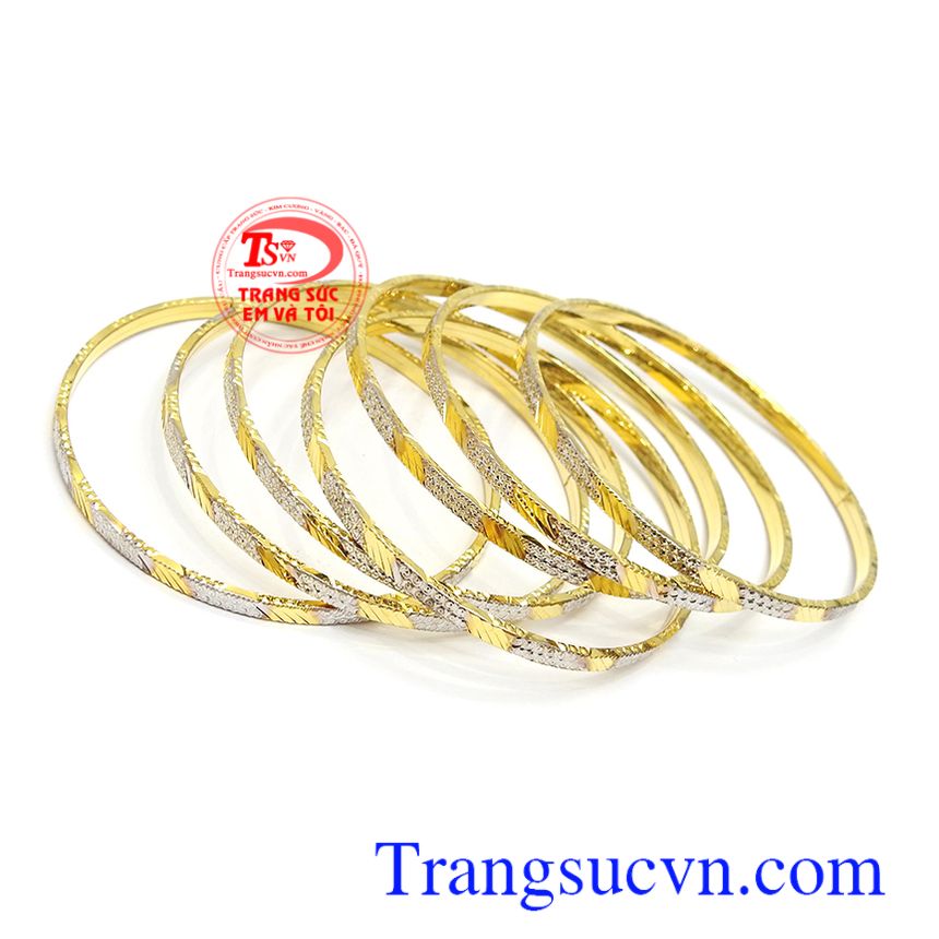 Vòng tuần vàng 10k quý phái, vòng tuần vàng, vòng tuần vàng tây