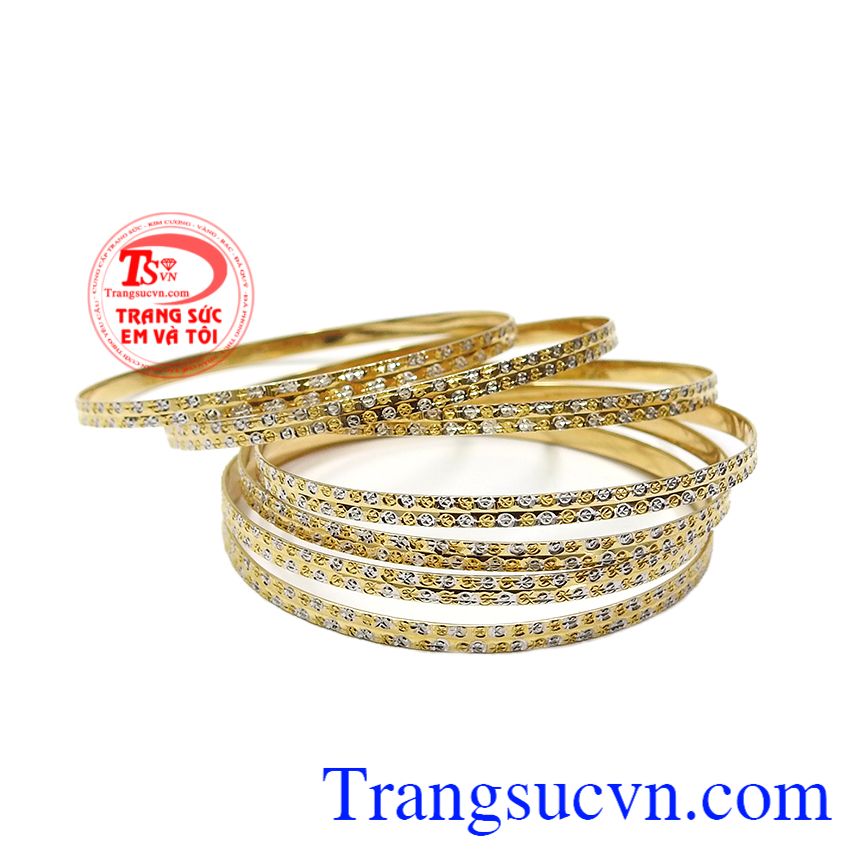 Vòng tuần vàng quý phái, Vòng tuần vàng tây, Vòng tay nữ quý phái