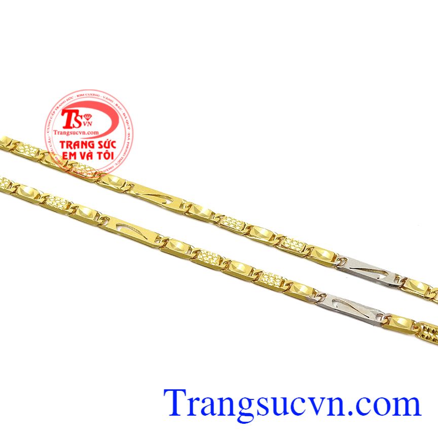 Dây chuyền nam thời trang vàng tây, Dây chuyền vàng nam, Dây chuyền vàng sang trọng