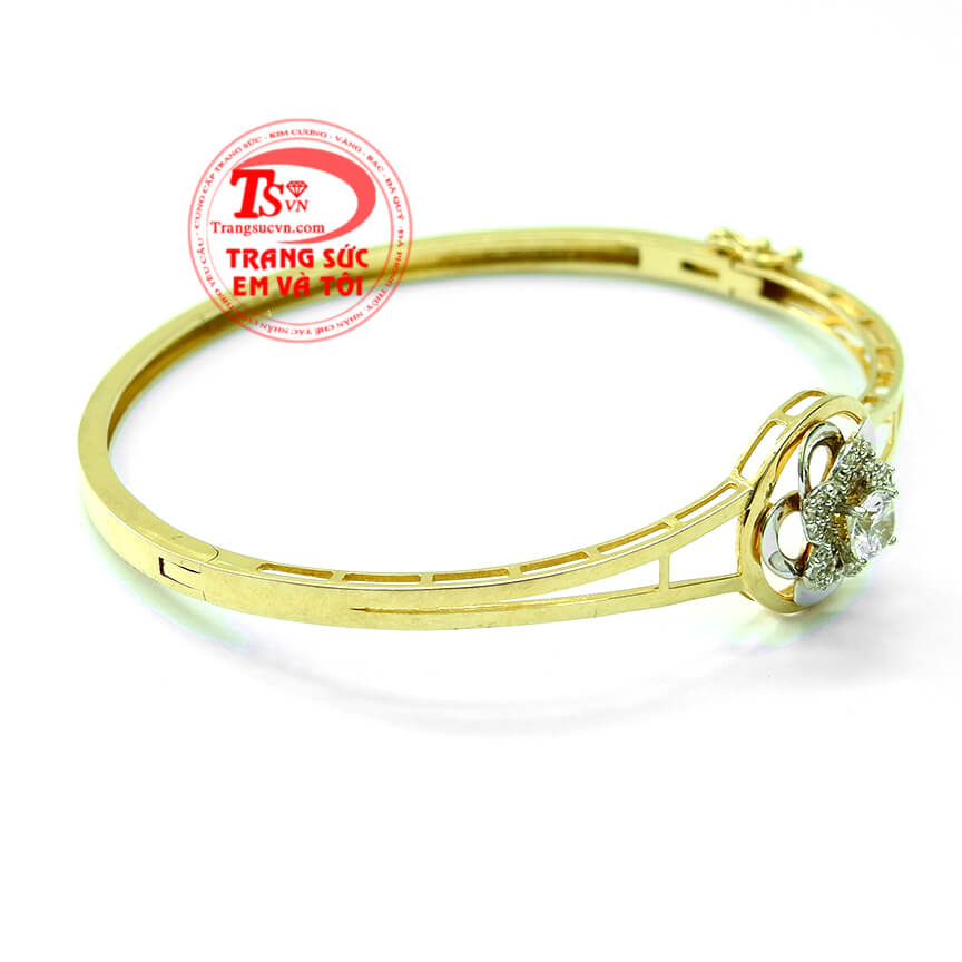 Vòng nữ vàng nhập khẩu, Vòng nữ vàng tây chất lượng cao mẫu mã đẹp, Vòng nữ vàng đính đá thời trang