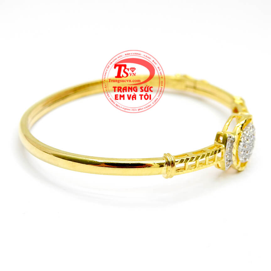 Vòng tay đính đá đẹp cho nữ, Vòng tay vàng tây đẹp, Vòng tay thời trang cá tính cho bạn gái, Món quà ý nghĩa cho phái đẹp