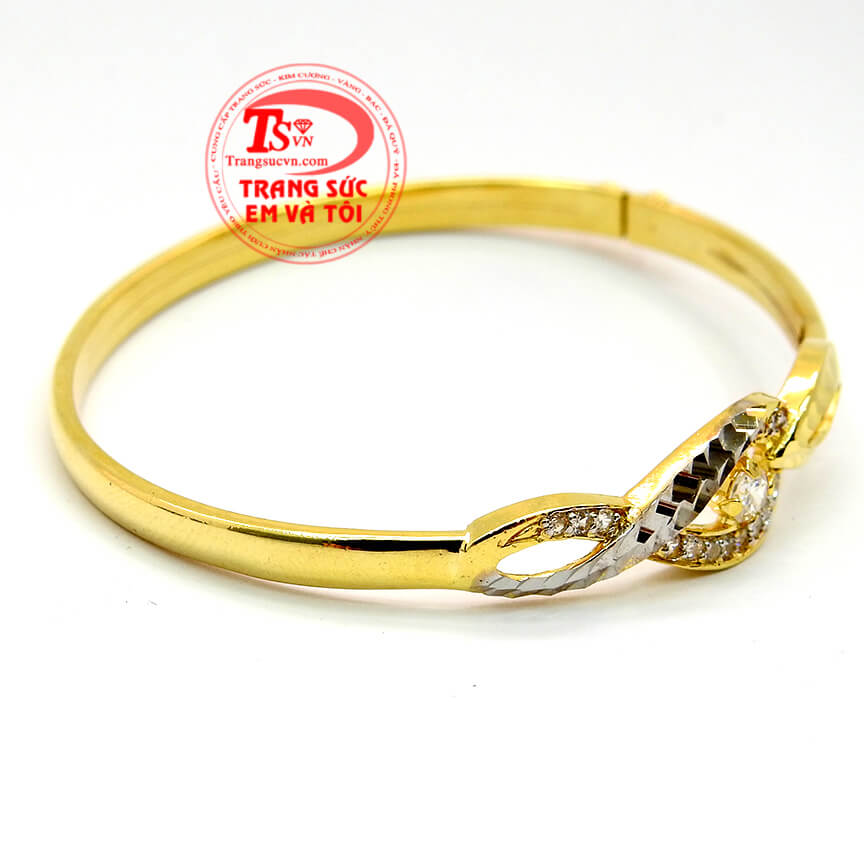 Vòng tay vàng tây xinh xắn, Vòng tay vàng cho nữ mẫu mã đẹp chất lượng cao, Vòng tay vàng 10k kiểu dáng đẹp