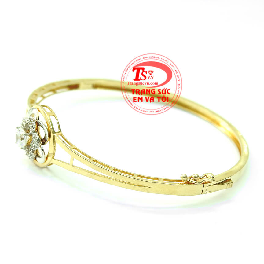 Vòng nữ vàng nhập khẩu, Vòng nữ vàng tây chất lượng cao mẫu mã đẹp, Vòng nữ vàng đính đá thời trang