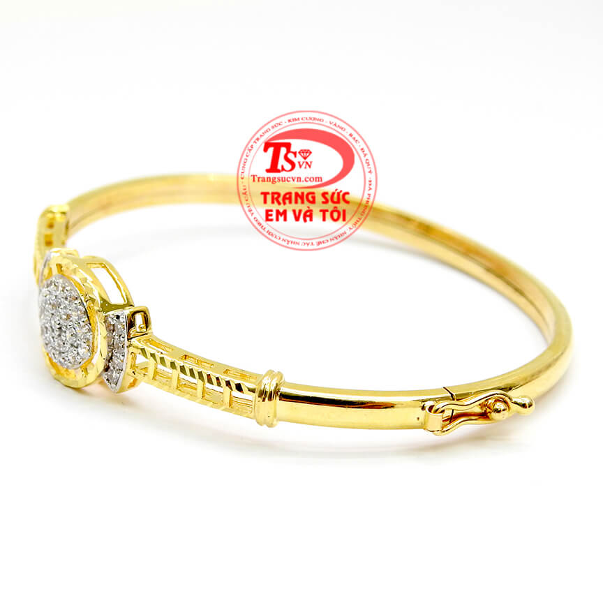 Vòng tay đính đá đẹp cho nữ, Vòng tay vàng tây đẹp, Vòng tay thời trang cá tính cho bạn gái, Món quà ý nghĩa cho phái đẹp