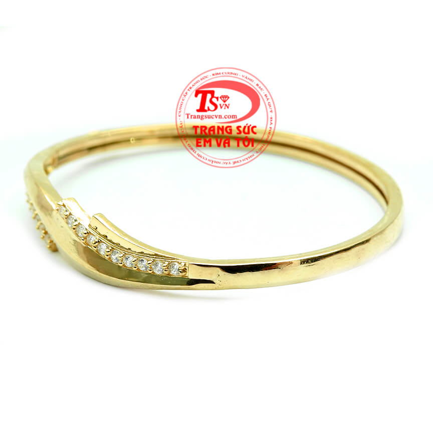 Vòng tay vàng cho bạn gái, Vòng tay vàng tây 10k chất lượng đảm bảo, Vòng tay sang trọng quý phái cho phái đẹp