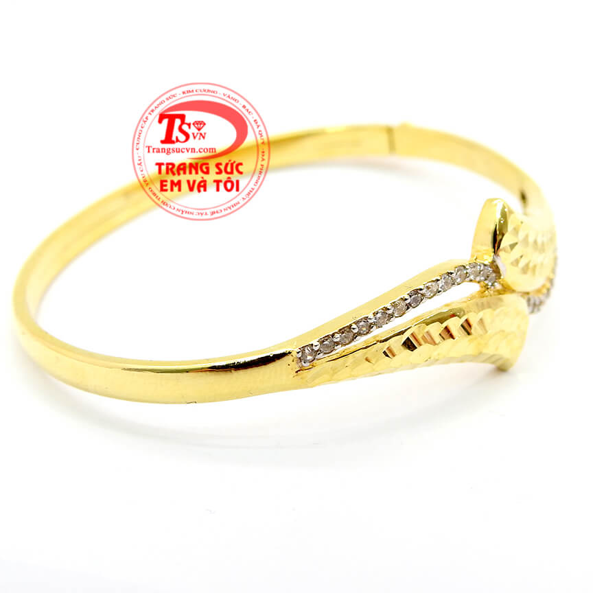 Vòng tay vàng tây cho bạn gái, Vòng tay vàng 10k, Vòng tay chất lượng cao thiết kế tinh xảo, Vòng tay đẹp