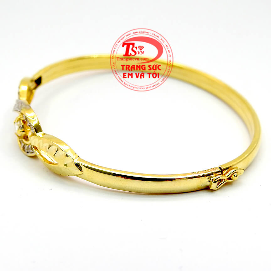 Vòng tay vàng tây xinh xắn, Vòng tay vàng cho nữ mẫu mã đẹp chất lượng cao, Vòng tay vàng 10k kiểu dáng đẹp