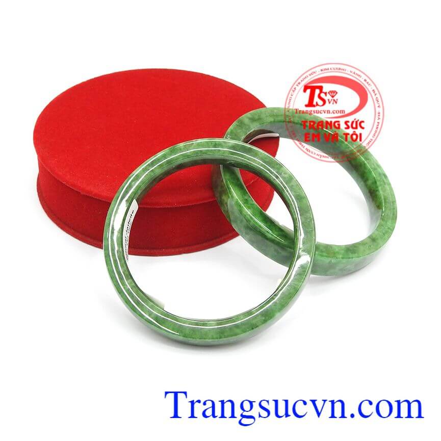 Vòng Ngọc Jadeite thiên nhiên bản đẹp, Vòng tay nữ sang trọng, Vòng tay ngọc Phỉ Thúy