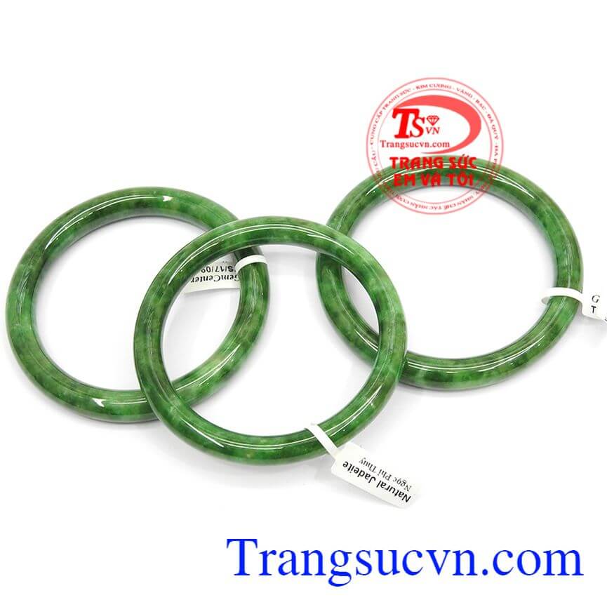 Vòng ngọc Phỉ Thúy sơn thủy, Vòng Ngọc thiên nhiên đẹp, Vòng tay nữ sang trọng