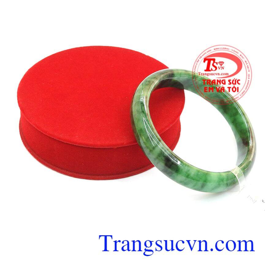 Vòng Phỉ Thúy Bản Hẹ Mệnh Mộc, Vòng tay ngọc thiên nhiên phong thủy, Vòng tay trang nhã