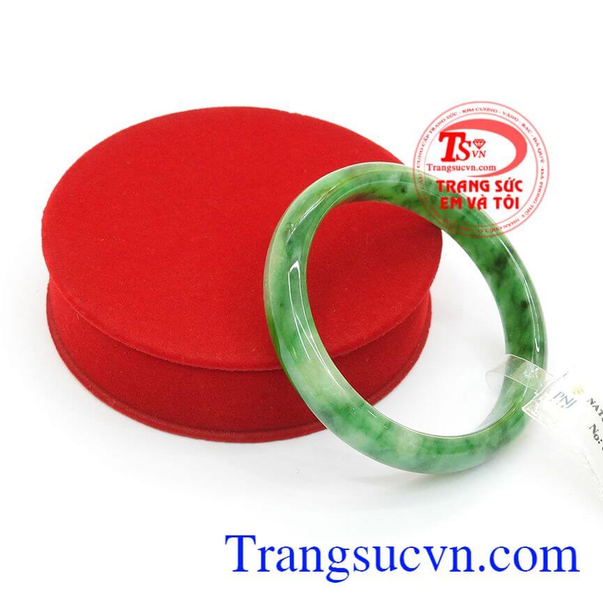 Vòng Ngọc Phỉ Thúy Mệnh Mộc Vân Lục, Vòng tay phong thủy, Vòng tay sang trọng