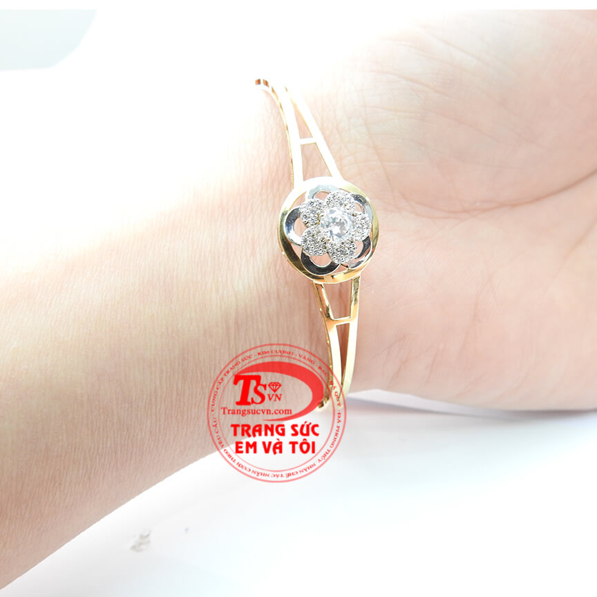 Vòng nữ vàng nhập khẩu, Vòng nữ vàng tây chất lượng cao mẫu mã đẹp, Vòng nữ vàng đính đá thời trang