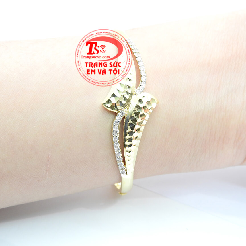 Vòng tay vàng tây cho bạn gái, Vòng tay vàng 10k, Vòng tay chất lượng cao thiết kế tinh xảo, Vòng tay đẹp