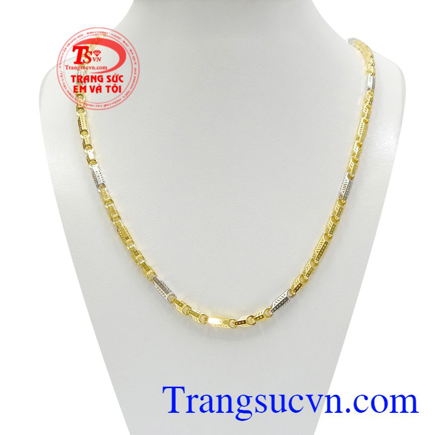 Dây chuyền nam nổi bật vàng tây, Dây chuyền nam đẳng cấp, Dây chuyền nam thời thượng Dây chuyền nam nổi bật vàng tây, Dây chuyền nam đẳng cấp, Dây chuyền nam thời thượng