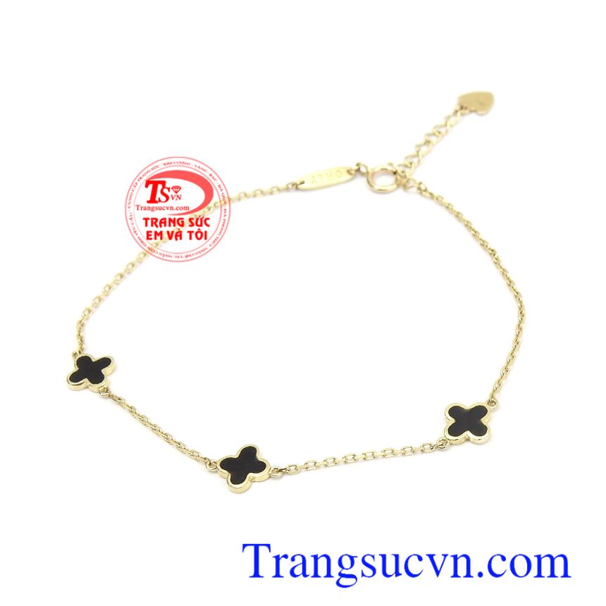 Lắc tay vàng Korea xinh xắn, lắc tay vàng tây, lắc tay vàng