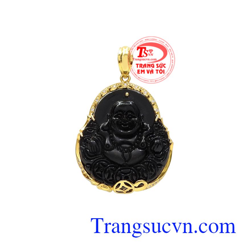 Mặt Phật Bọc Vàng, Mặt phật di lặc bọc vàng hoan hỉ, Mặt phật tài lộc